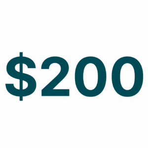 $200 Donation