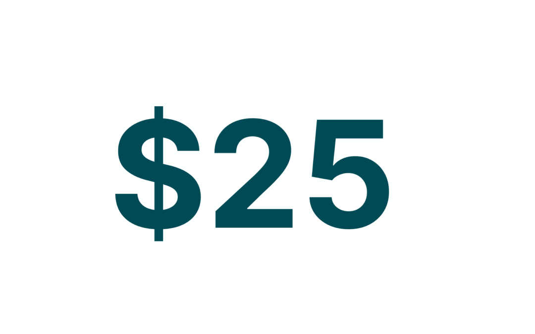 $25 Donation