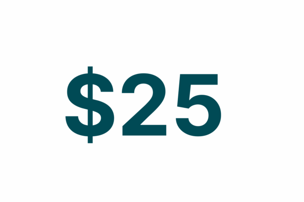 $25 Donation