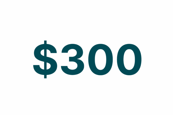 $300 Donation