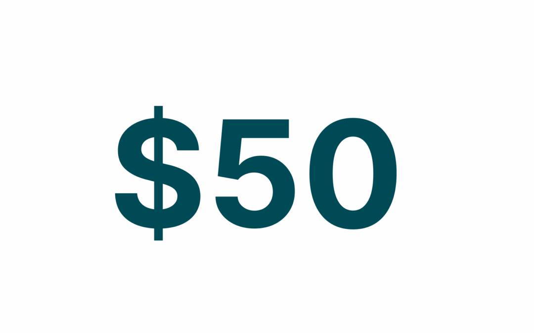 $50 Donation