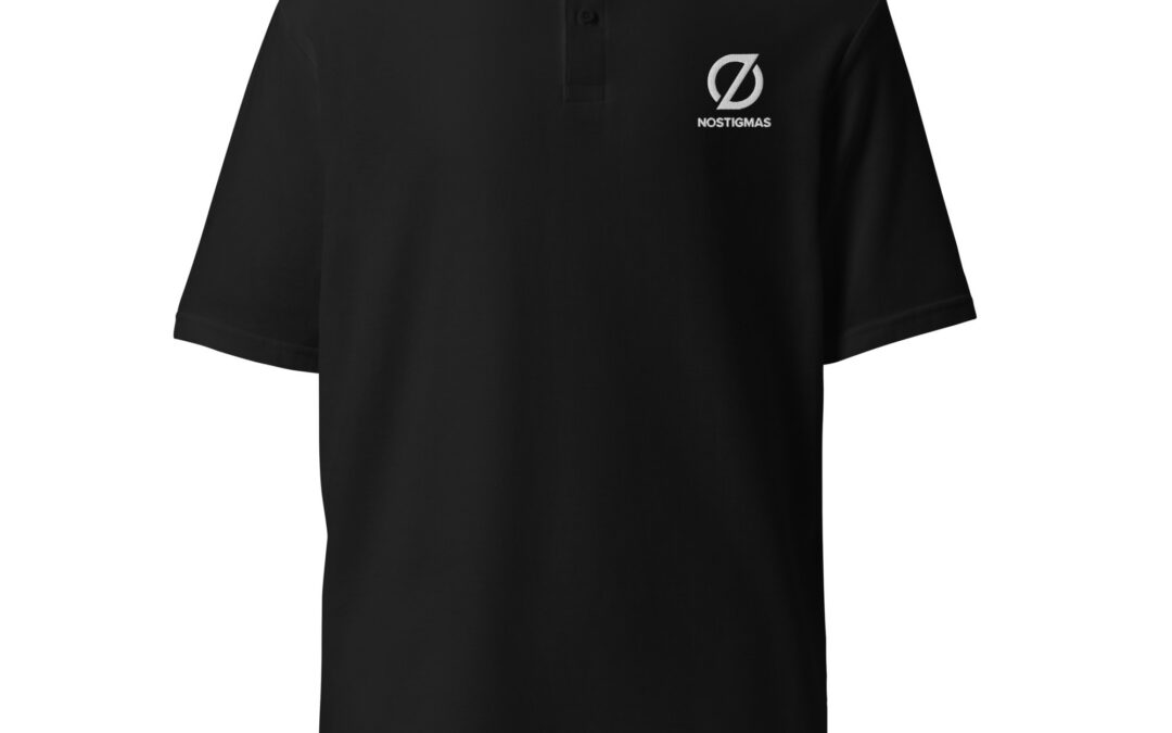 NoStigmas All-Gender Pique Polo Shirt