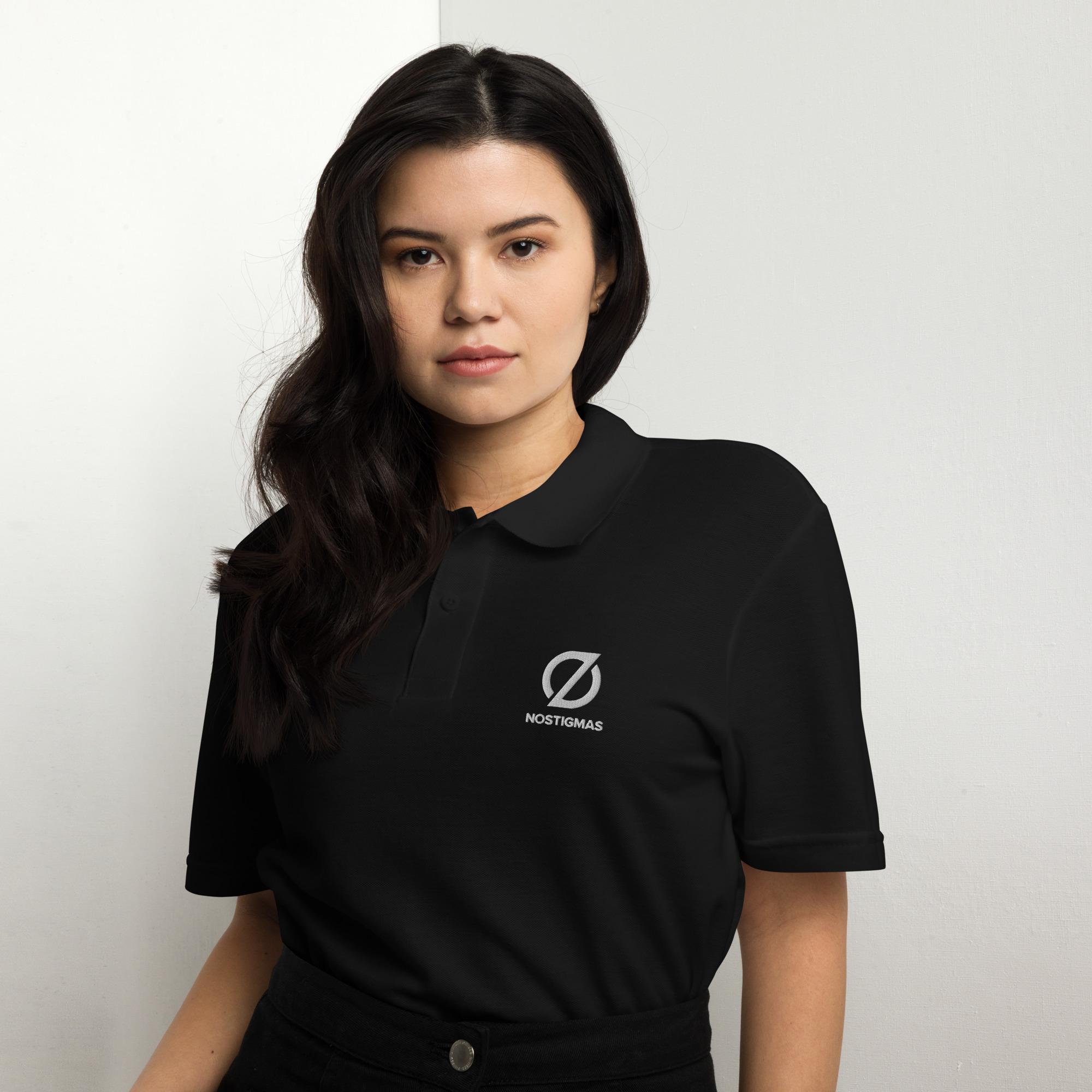 NoStigmas All-Gender Pique Polo Shirt - Image 11