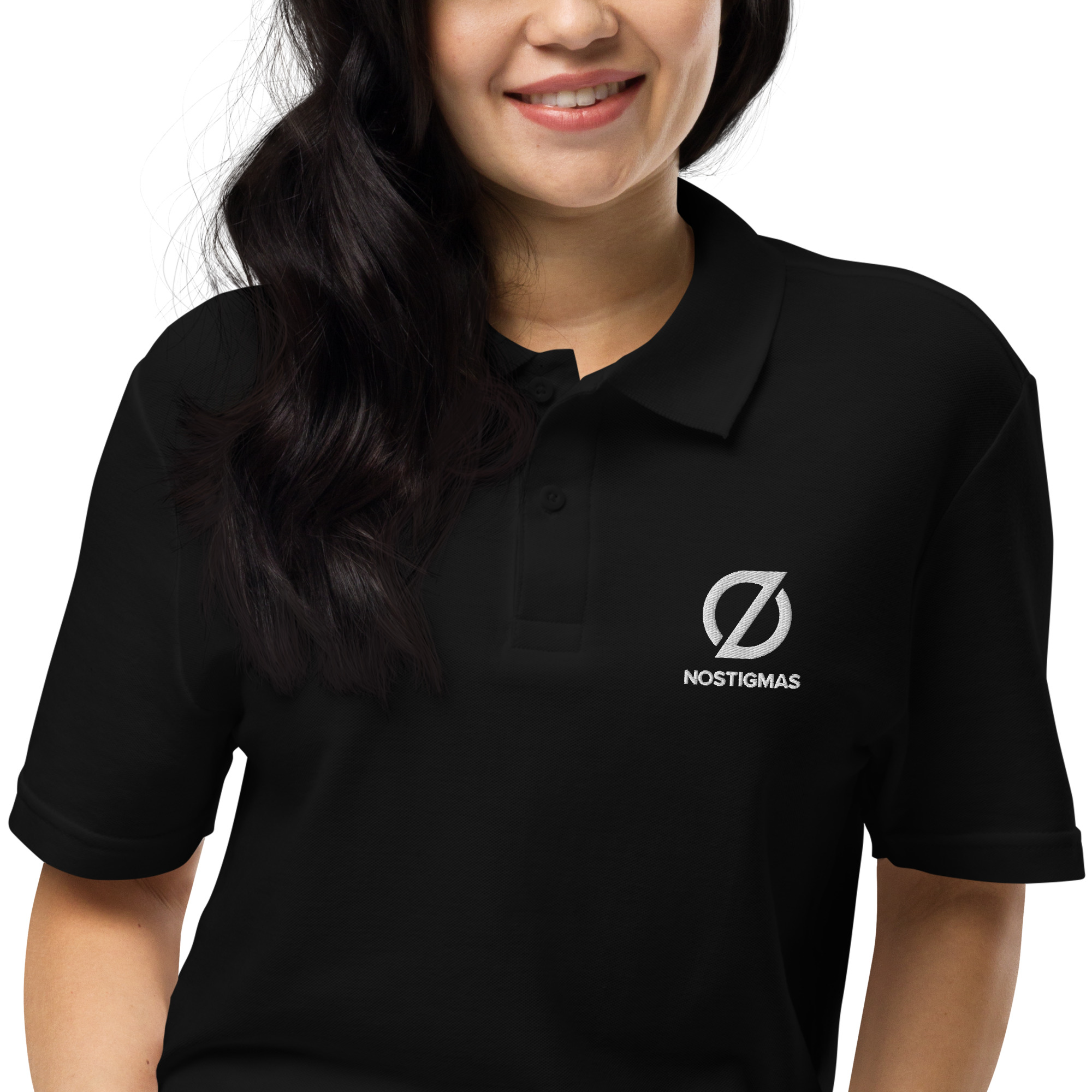 NoStigmas All-Gender Pique Polo Shirt - Image 8